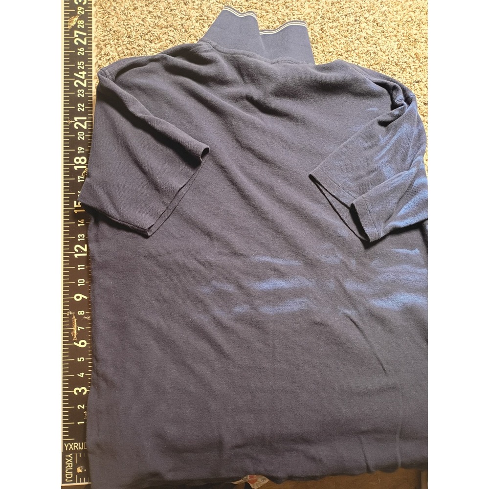 Vintage 2000 Warner Bros Studio Store Taz Control Freak Polo Shirt Navy Blue XL - Picture 9 of 9